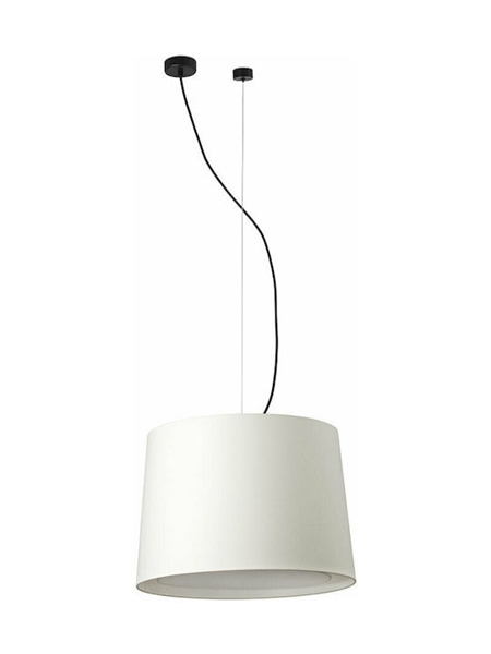 Εικόνα από Conga Black Pendant Lamp O500*350*O450 Beige Lamps Faro 64314-55