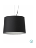 Εικόνα από Conga Black Pendant Lamp O500*350*O450 Black Lamps Faro 64314-56