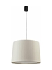 Εικόνα από Samba Black Pendant Lamp E27O500*350 Beige Lampsha Faro 64315-44