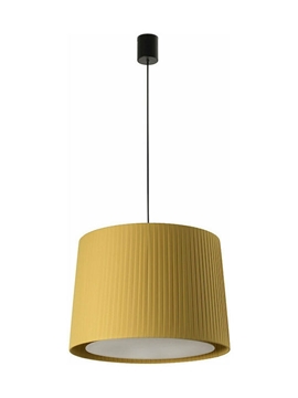 Εικόνα της Samba Black Pendant Lamp E27O500*350 Yellow Lampsh Faro 64315-45