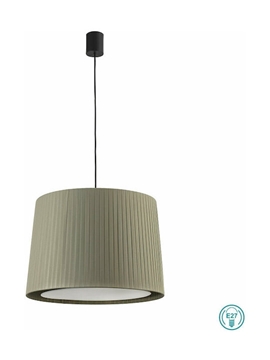 Εικόνα της Samba Black Pendant Lamp E27O500*350 Green Lampsha Faro 64315-46