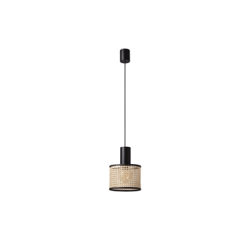 Εικόνα της Mambo Black Pendant Lamp E27 O210*200O210 Rattan L Faro 64315-47