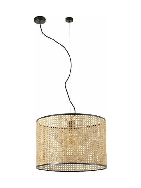 Εικόνα από Mambo Black Pendant Lamp E27 O450*313O450 Rattan L Faro 64315-49