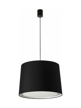 Εικόνα της Conga Black Pendant Lamp E27 O500*350*O450 Black L Faro 64315-56