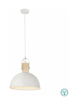 Εικόνα της Margot White Pendant Lamp E27 40W Faro 68564