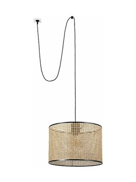 Εικόνα της Mambo Pendant Lamp With Plug E27 O450*200*O450 Rat Faro 68604-49