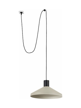 Εικόνα της Kombo Beige Pendant Lamp With Plug O400 1X E27 Faro 68604-67