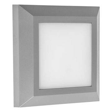 Εικόνα της Απλικα LED Τετραγωνη 3W Γκρι 3000Κ Spotlight 7798