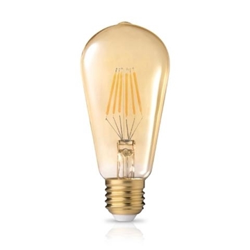 Εικόνα της Led Filament St58 E27 Vintage Dim 8W 2200K 630L Λαμπα