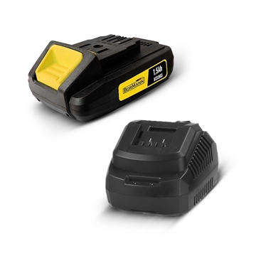 Εικόνα της Σετ Μπαταρία 20V 1x1.5Ah & Φορτιστής 2.0Α BCD2605 BORMANN Lite 053477