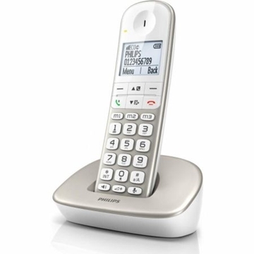 Εικόνα της Philips XL4901S/GRS (Ελληνικό Μενού) Ασύρματο τηλέφωνο συμβατό με ακουστικά βαρηκοΐας, με ανοιχτή ακρόαση, φωτ. οθόνη και φραγή 