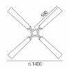 Εικόνα από Ανεμιστήρας Οροφής 140cm Καφέ Malvinas Faro Barcelona 33111