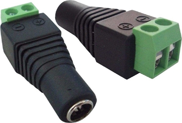 Εικόνα της Dc Adaptor Θηλυκο 5.5/2.1Mm Σε Κλεμα 2P Color Bag Victronic Dy3801A Owi