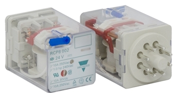 Εικόνα της Relay Τυπου Λυχνιας 8P 230V Ac Με Led Rcp Fem