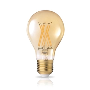 Εικόνα της Led Filament Α75 E27 Vintage Dim 8W 2200K 630L Λαμπα