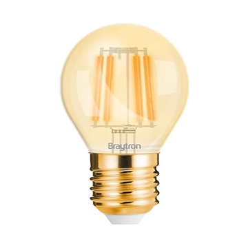 Εικόνα της Λάμπα Led Filament E27 G45 4W 2200K BB37-00420 Braytron