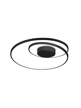Εικόνα της Φωτιστικό Οροφής Πλαφονιέρα Με Ενσωματωμένο Led Ideal Lux Oz Dali Μαύρο  