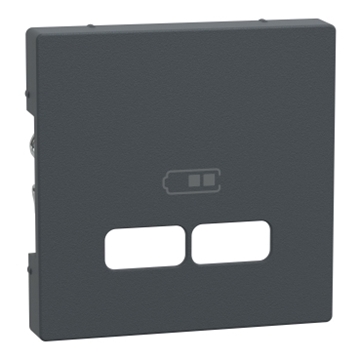 Εικόνα της Μerten M-Plan πλακίδιο USB Ανθρακί