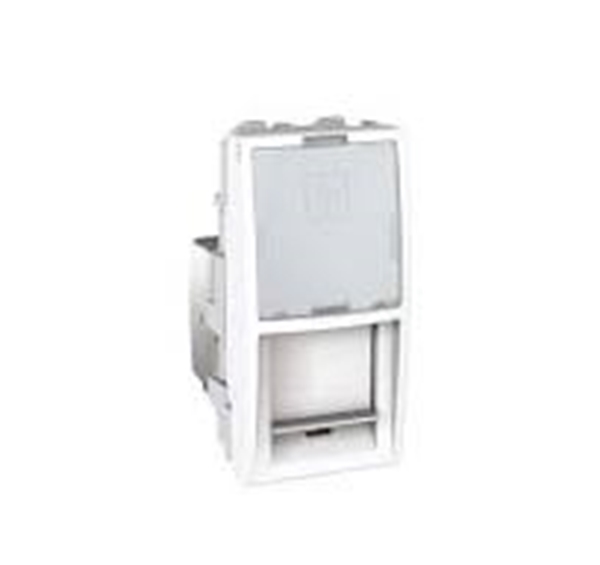 Εικόνα από Unica RJ45 U/UTP κατ.6 S-One 1 στοιχείου Λευκός
