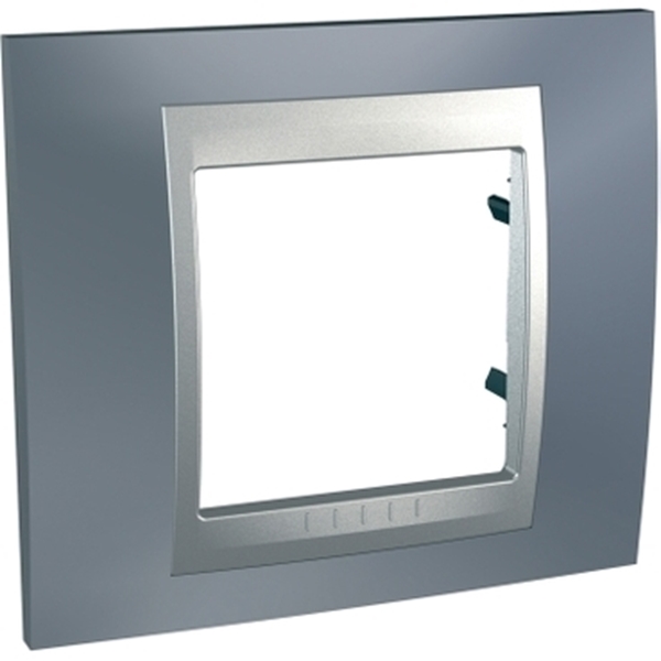 Εικόνα από Unica Top Metal πλαίσιο 3 θέσεων οριζόντιο Metal Grey/Αλουμίνιο
