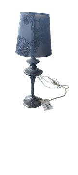 Εικόνα της Πορτατίφ μαύρο Lace  Table lamp black Lace