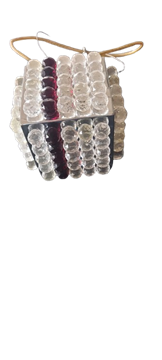 Εικόνα της ΜΟΝΟΦΩΤΟ  ΚΥΒΟΣ ΜΕ ΔΙΑΦΑΝΑ ΚΑΙ ΜΑΥΡΑ ΚΡΥΣΤΑΛΑ