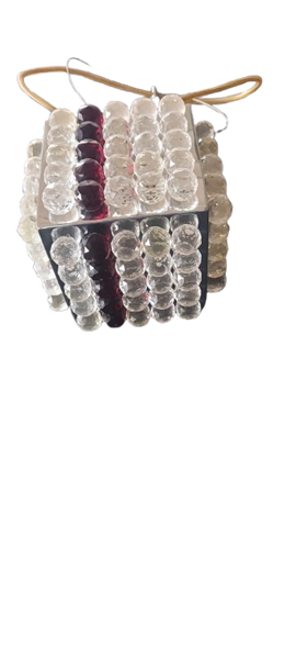 Εικόνα από ΜΟΝΟΦΩΤΟ  ΚΥΒΟΣ ΜΕ ΔΙΑΦΑΝΑ ΚΑΙ ΜΑΥΡΑ ΚΡΥΣΤΑΛΑ