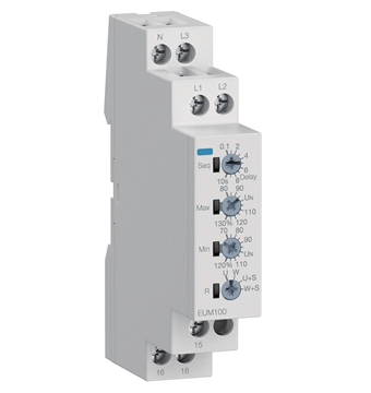 Εικόνα της ΕΠΙΤΗΡΗΤΗΣ ΤΑΣΗΣ & ΦΑΣΕΩΝ 1P+N/3P(N), ΚΑΘΥΣΤΕΡΗΣΗ OFF, 1 ΕΞΟΔΟΥ