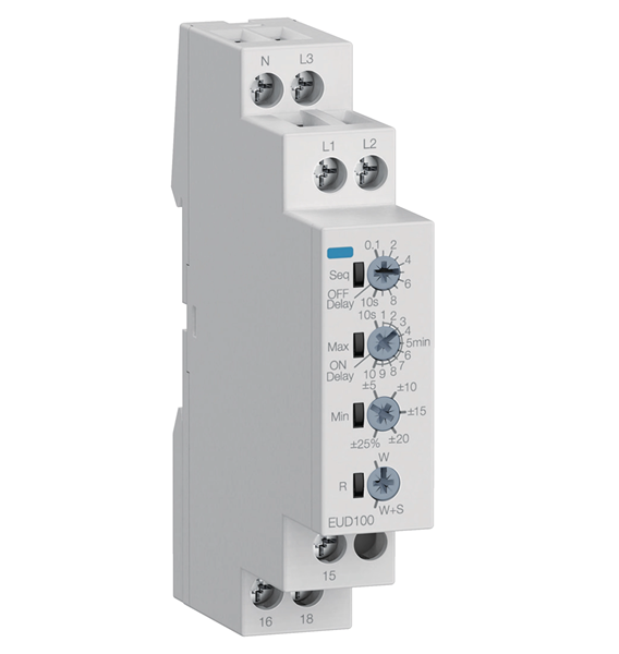 Εικόνα από ΕΠΙΤΗΡΗΤΗΣ ΤΑΣΗΣ & ΦΑΣΕΩΝ 1P+N/3P(N), ΚΑΘΥΣΤΕΡΗΣΗ ON & OFF, 1 ΕΞΟΔΟΥ