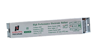 Εικόνα της Ηλεκτρονικός Μετασχηματιστής Φθορίου 2Χ36W Τ8 Ηλέκτρα Technic