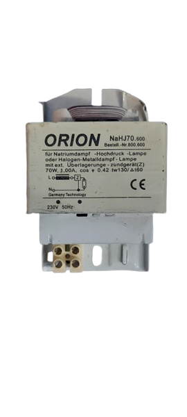 Εικόνα από ΜΕΤΑΣΧΗΜΑΤΙΣΤΗΣ HQI-ΝΑΤΡΙΟΥ 70W ORION