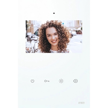 Εικόνα της Θυροτηλεόραση Venus Vision 4,3” Λευκή Bus 2Κ VHS 404