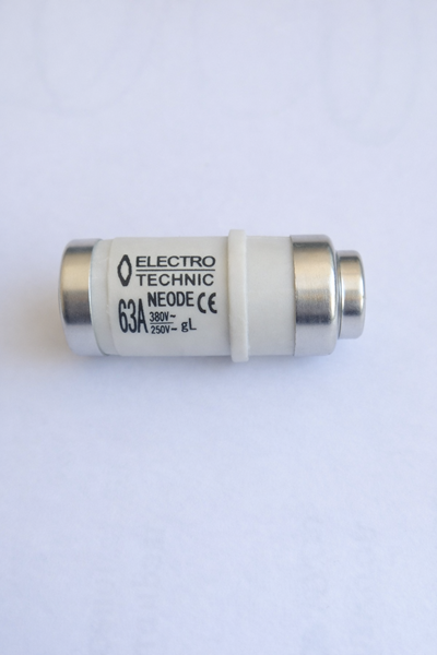 Εικόνα από Φυσίγγι Ασφαλείας E18 D02 63A Neozed Ηλέκτρα Technic