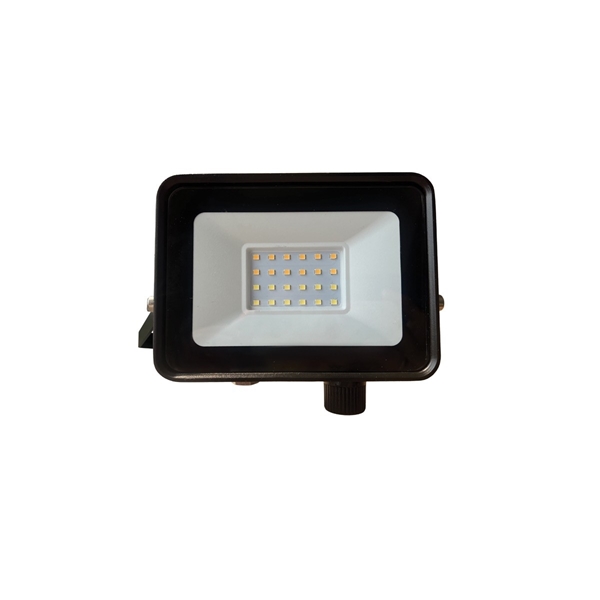 Εικόνα από Προβολέας CCT LED, 100-240V, 3000K/900lm, 4500K/1.000lm ή 6500K/900lm, 10W, 120°, CRI>80, IP65, 15x11x2.4cm, μαύρος
