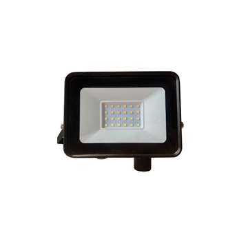 Εικόνα της Προβολέας CCT LED, 100-240V, 3000K/2.700lm, 4500K/3.000lm ή 6500K/2.700lm, 30W, 120°, CRI>80, IP65, 15x11x2.4cm, μαύρος