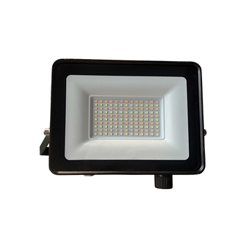 Εικόνα της Προβολέας CCT LED, 100-240V, 3000K/4.500lm, 4500K/5.000lm ή 6500K/4.500lm, 50W, 120°, CRI>80, IP65, 19.5x15x3cm, μαύρος