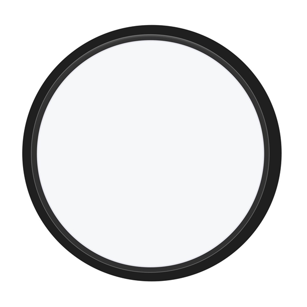 Εικόνα από Panel οροφής CCT LED, πολύ λεπτό 2.5cm, 3000K, 4000K or 6000K, 36W, 3.600lm, CRI>80, 120°, IP40, o50x2.5cm, μαύρο