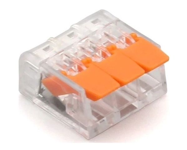 Εικόνα από Σύνδεσμος Τριπλός Ταχείας Σύνδεσης Καλωδίων 0,14mm - 4,0mm