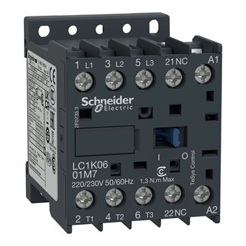 Εικόνα της TeSys K ρελέ ισχύος - 3P - AC-3 <lt/>= 440 V 6 A - 1 NO - 24 V AC πηνίο